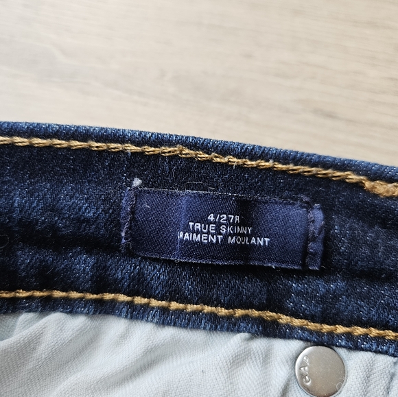 Gap True Skinny Mid-Rise Jeans 4/27 R - Picture 5 of 10